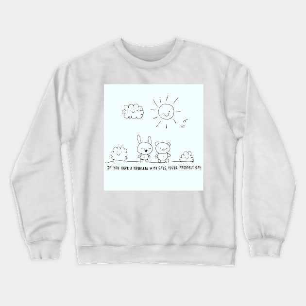 gay days Crewneck Sweatshirt by DoodlesNoodlesPoodles